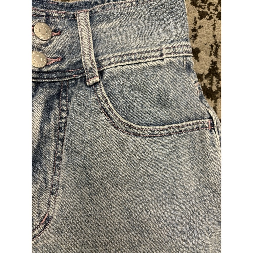 Urban Outfitters BDG White Washed High Rise Short Shorts Size 24 - Picture 3 of 12